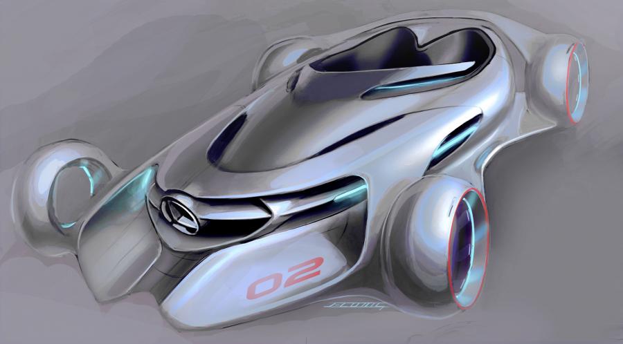  Mercedes-Benz Silver Arrow Concept 2011 года  (фото 3 из 12)